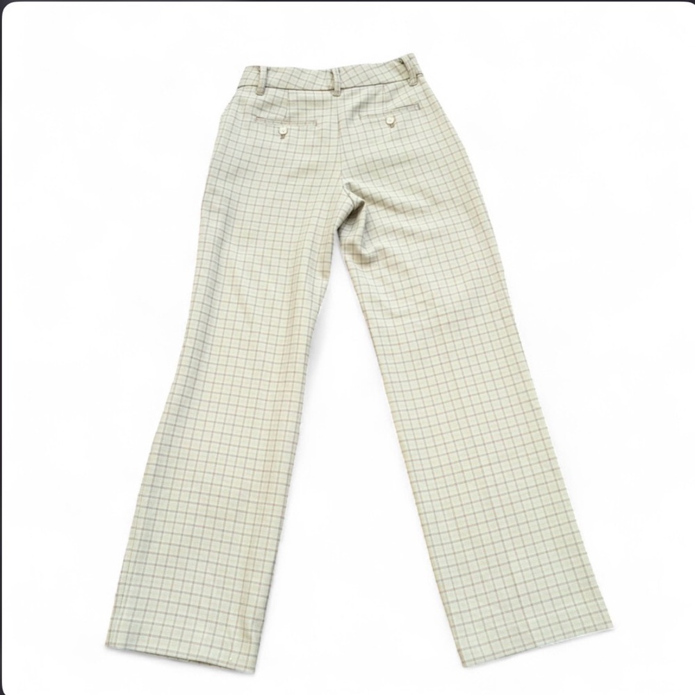 Aritzia Wilfred Plaid Tan Trousers Women's Size 2 - Picture 3 of 7